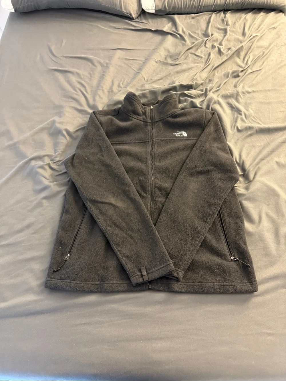 The North Face Black Fleece Pullover with Embroidered Logo